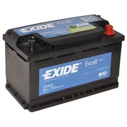 Exide Excell EB802 80Ah jobb+