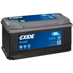 Exide Excell EB852 85Ah bal+