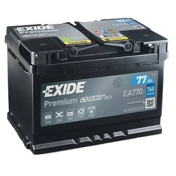 Exide Premium EA770 77Ah jobb+