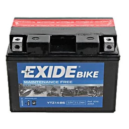 Exide  ETZ14-BS 11Ah bal+ 12V (felitatott) Exide  ETZ14-BS 11Ah bal+ 12V (felitatott)