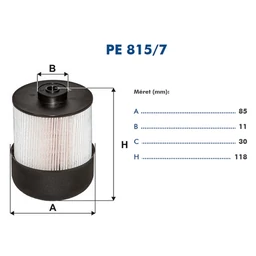 PE815/7 Filtron üzemanyagszűrő