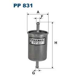PP831 Filtron üzemanyagszűrő