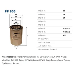 PP853 Filtron üzemanyagszűrő