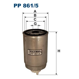 PP861/5 Filtron üzemanyagszűrő