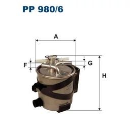 PP980/6 Filtron üzemanyagszűrő