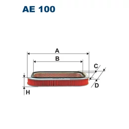 AE100  Filtron levegőszűrő