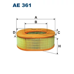AE361 Filtron levegőszűrő
