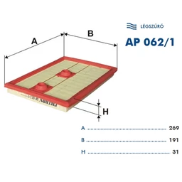 AP062/1 Filtron levegőszűrő