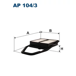 AP104/3 Filtron levegőszűrő