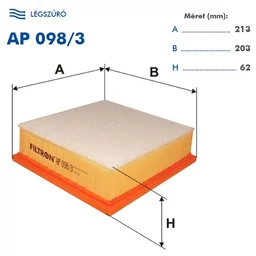 AP098/3 Filtron levegőszűrő