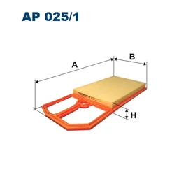 AP025/1 Filtron levegőszűrő