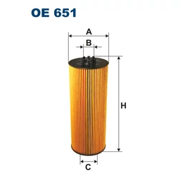 OE651 Filron olajszűrő