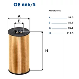OE666/5 Filtron olajszűrő