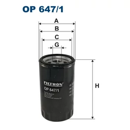 OP647/1 Filron olajszűrő