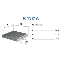 K1321A Filtron pollenszűrő