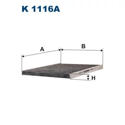 K1116A Filtron pollenszűrő