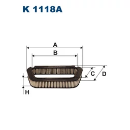K1118A Filtron pollenszűrő