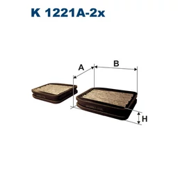 K1221A-2x Filtron pollenszűrő