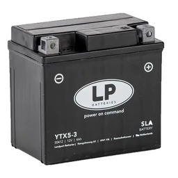 Landport YTX5-3 4Ah jobb+ 12V (gyárilag zárt) Landport YTX5-3 4Ah jobb+ 12V (gyárilag zárt)