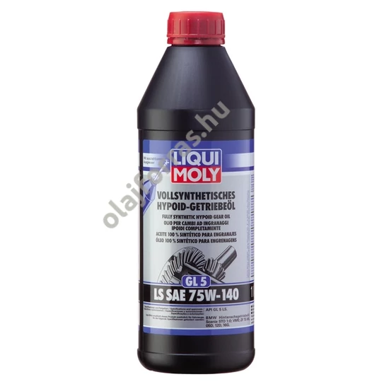 Liqui Moly szintetikus hypoid hajtóműolaj GL5 LS 75W-140 1L