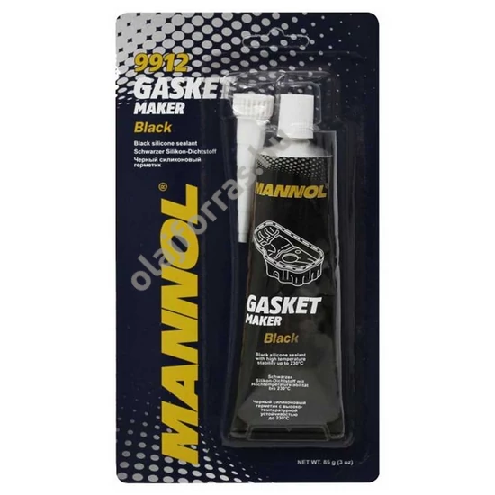Mannol szilikonos tömítő anyag fekete 85g