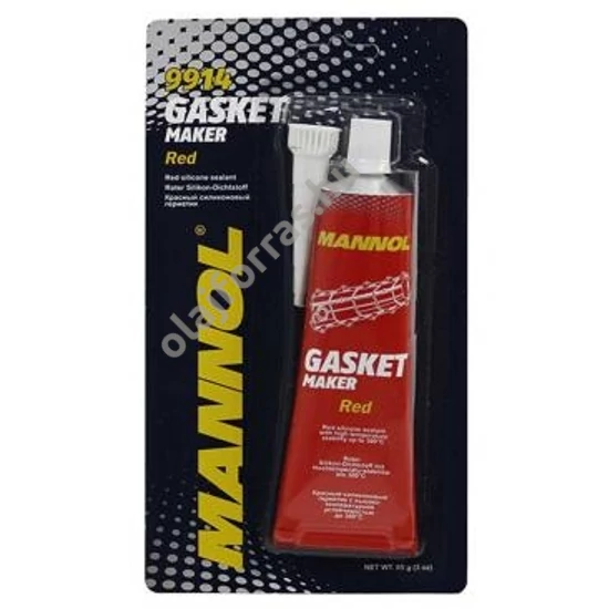 Mannol szilikonos tömítő anyag piros 85g