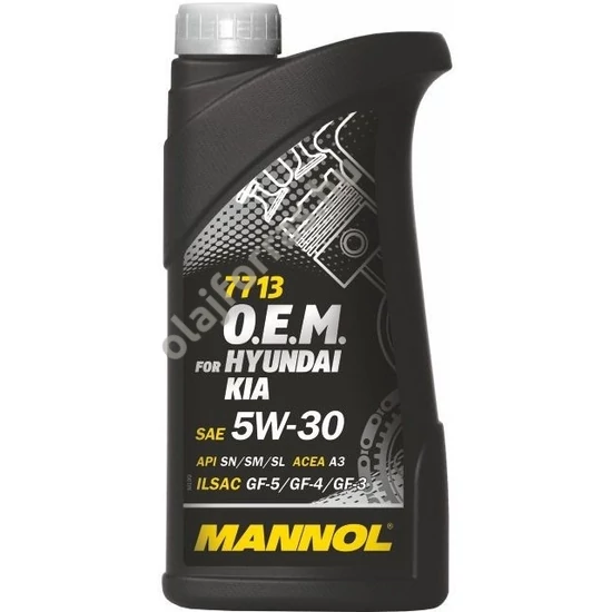 Mannol 7713 for Korean Cars 5W-30 1L (Hyundai Kia)