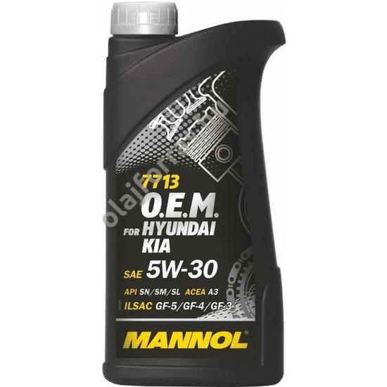 Mannol 7713 O.E.M. for Korean Cars Hyundai Kia 5W-30 1L