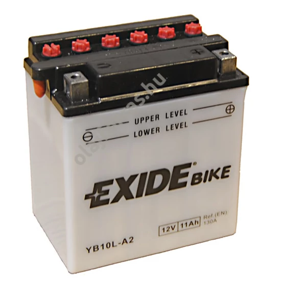 Exide EB10L-A2 11Ah jobb+ 12V (folyadékos) (YB10L-A2)