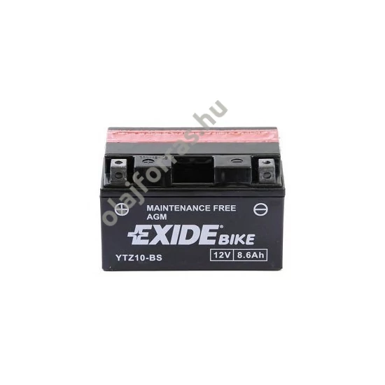 Exide ETZ10-BS 8,6Ah bal+ 12V (felitatott)