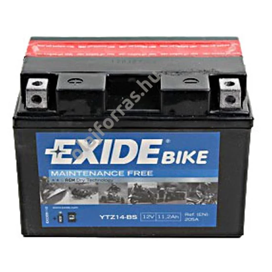 Exide  ETZ14-BS 11Ah bal+ 12V (felitatott)