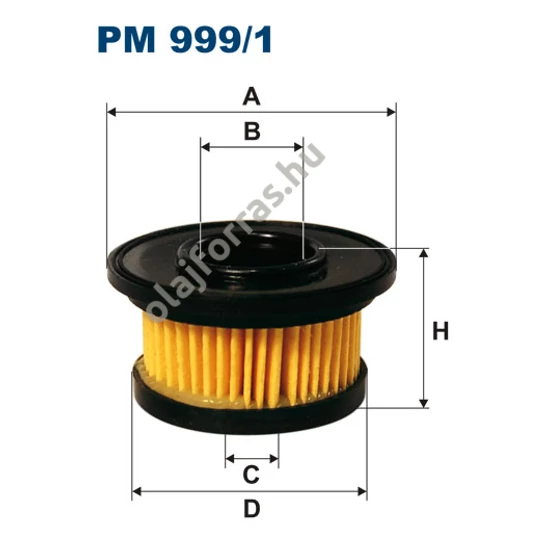 PM999/1 Filtron üzemanyagszűrő