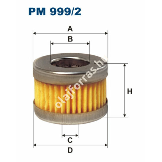 PM999/2 Filtron üzemanyagszűrő