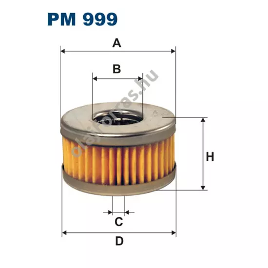 PM999 Filtron üzemanyagszűrő