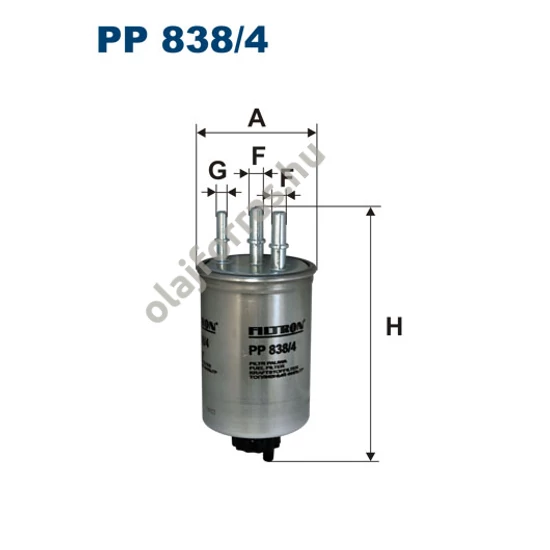 PP838/4 Filtron üzemanyagszűrő