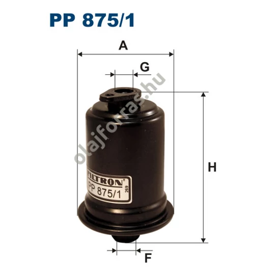 PP875/1 Filtron üzemanyagszűrő