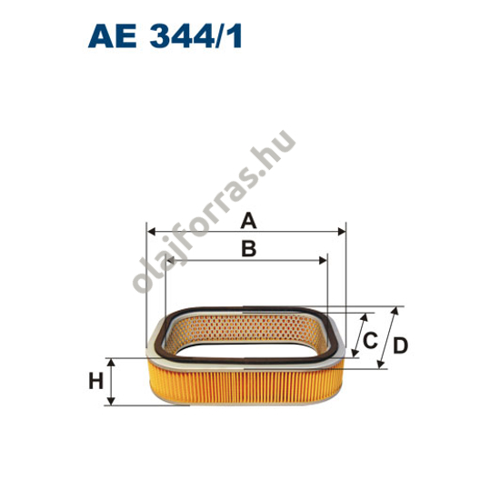 AE344/1  Filtron levegőszűrő