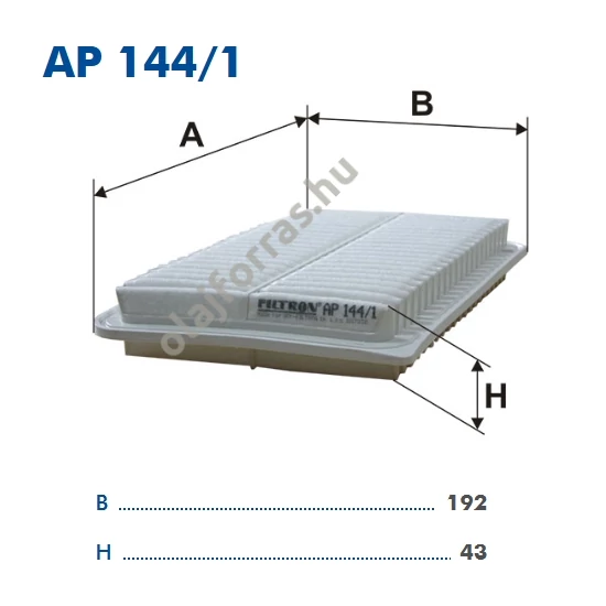 AP144/1  Filtron levegőszűrő