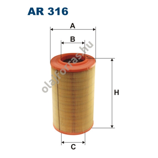 AR316 Filtron levegőszűrő