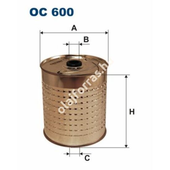 OC600 Filron olajszűrő