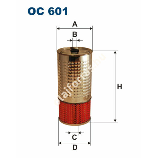 OC601 Filron olajszűrő