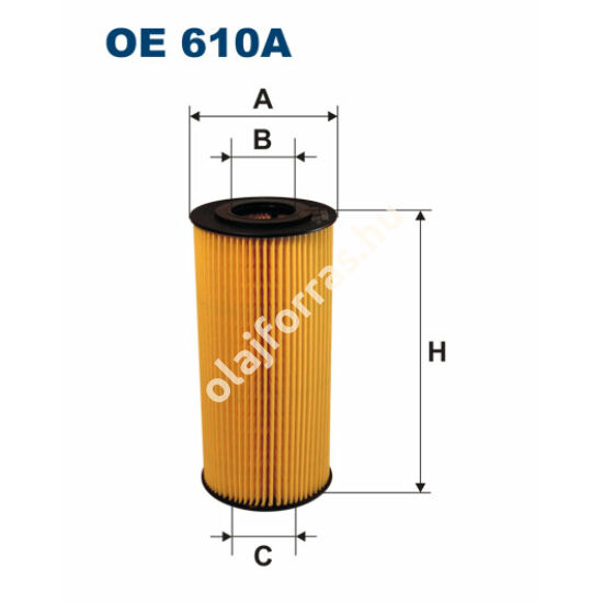 OE610A Filron olajszűrő