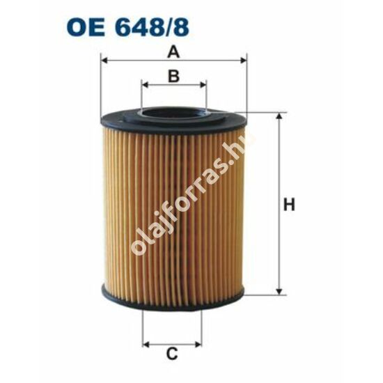 OE648/8 Filron olajszűrő