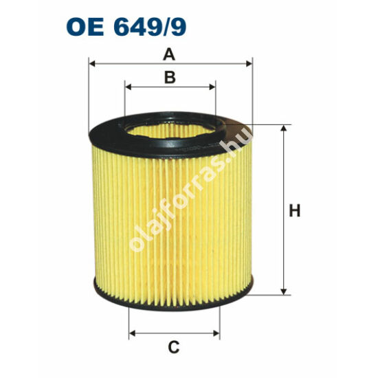 OE649/9 Filron olajszűrő