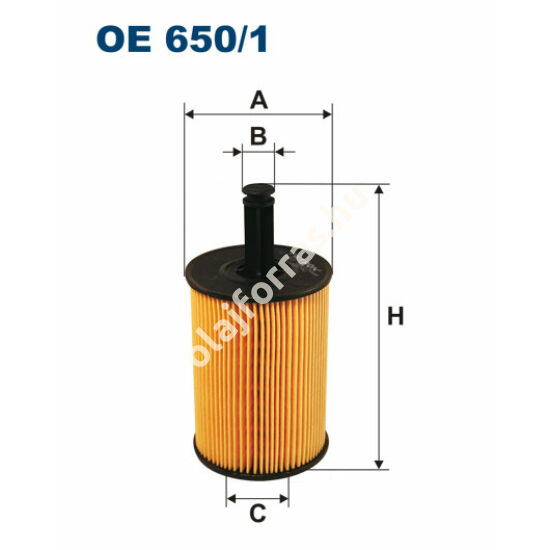 OE650/1 Filron olajszűrő
