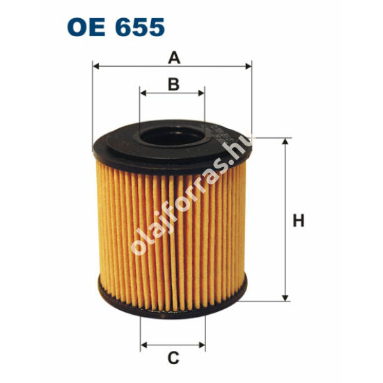 OE655 Filron olajszűrő