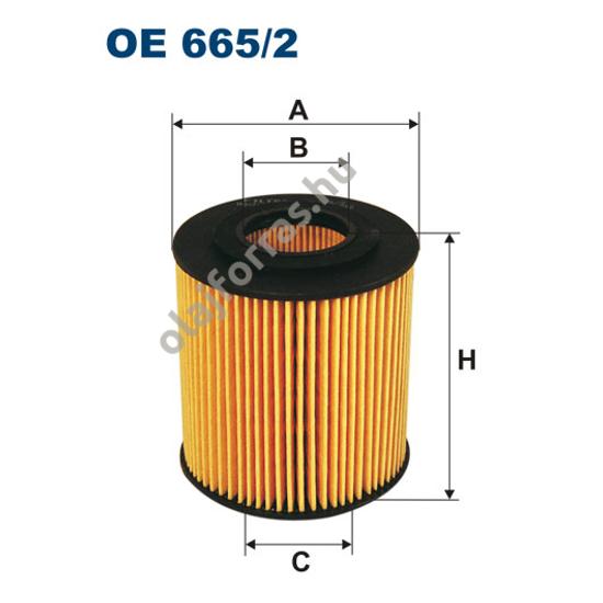 OE665/2 Filron olajszűrő