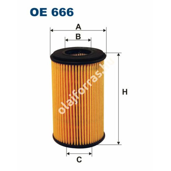 OE666 Filron olajszűrő