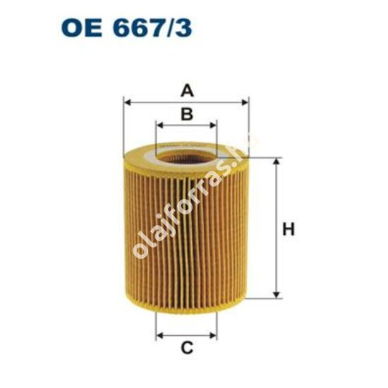 OE667/3 Filron olajszűrő