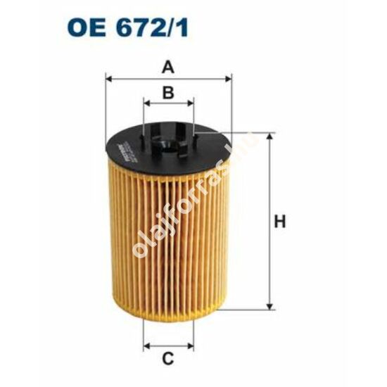 OE672/1 Filron olajszűrő